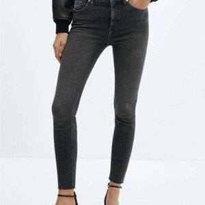 MANGO / MNG Women's Grey Skinny Jeans
